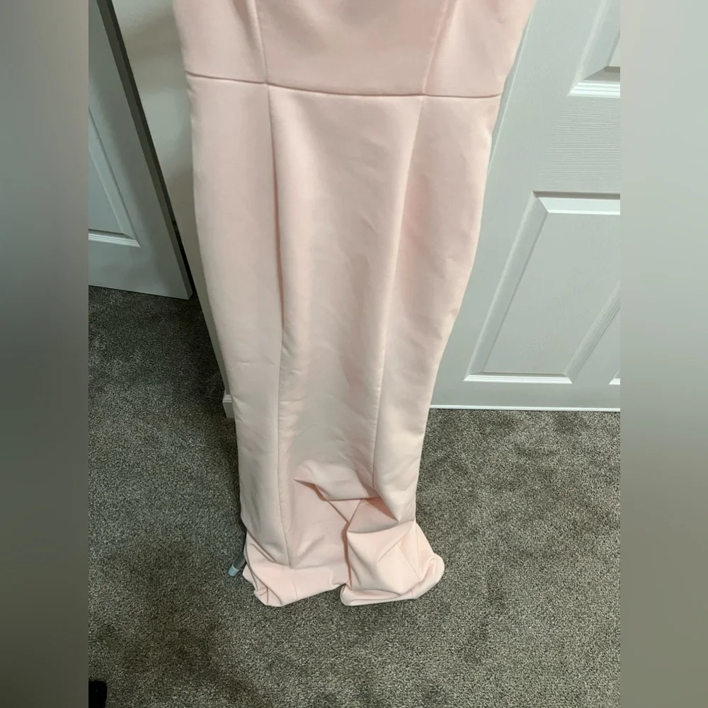 LIKELY Bartolli Blush Pink Off-the-Shoulder Mermaid Gown Size 0 NWT